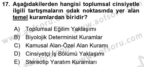 Medya Siyaset Kültür Dersi 2023 - 2024 Yılı Yaz Okulu Sınav Soruları 17. Soru