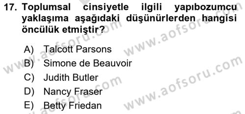 Medya Siyaset Kültür Dersi 2024 - 2025 Yılı (Final) Dönem Sonu Sınav Soruları 17. Soru