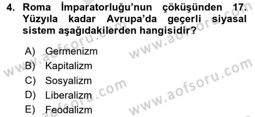 Medya Siyaset Kültür Dersi 2024 - 2025 Yılı (Final) Dönem Sonu Sınav Soruları 4. Soru