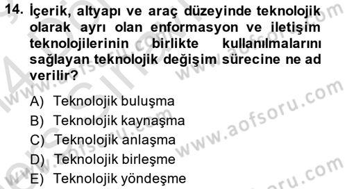 Medya ve Etik Dersi 2013 - 2014 Yılı Tek Ders Sınav Soruları 14. Soru