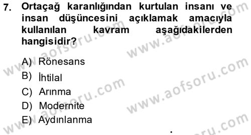 Medya ve Etik Dersi 2014 - 2015 Yılı (Vize) Ara Sınav Soruları 7. Soru