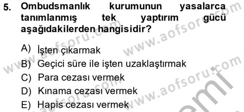 Medya ve Etik Dersi 2014 - 2015 Yılı (Final) Dönem Sonu Sınav Soruları 5. Soru