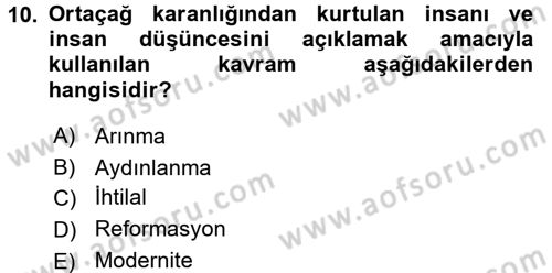 Medya ve Etik Dersi 2015 - 2016 Yılı (Vize) Ara Sınav Soruları 10. Soru