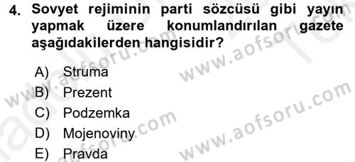Medya ve Etik Dersi 2015 - 2016 Yılı Tek Ders Sınav Soruları 4. Soru