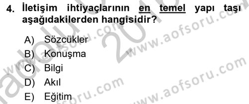 Medya ve Etik Dersi 2016 - 2017 Yılı (Vize) Ara Sınav Soruları 4. Soru