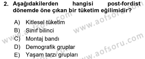 Medya ve Reklam Dersi 2016 - 2017 Yılı (Final) Dönem Sonu Sınav Soruları 2. Soru