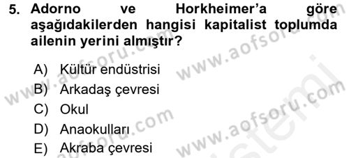 Medya ve Reklam Dersi 2017 - 2018 Yılı (Vize) Ara Sınav Soruları 5. Soru