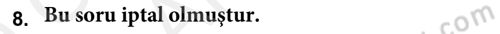 Medya ve Reklam Dersi 2018 - 2019 Yılı (Vize) Ara Sınav Soruları 8. Soru
