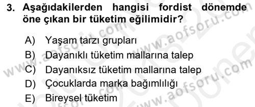 Medya ve Reklam Dersi 2018 - 2019 Yılı (Final) Dönem Sonu Sınav Soruları 3. Soru