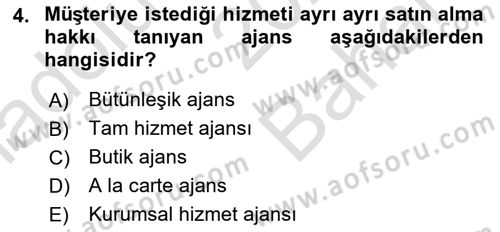 Medya ve Reklam Dersi 2021 - 2022 Yılı (Vize) Ara Sınav Soruları 4. Soru