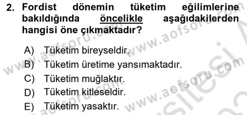 Medya ve Reklam Dersi 2022 - 2023 Yılı Yaz Okulu Sınav Soruları 2. Soru