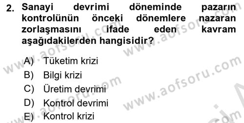 Medya ve Reklam Dersi 2023 - 2024 Yılı (Final) Dönem Sonu Sınav Soruları 2. Soru