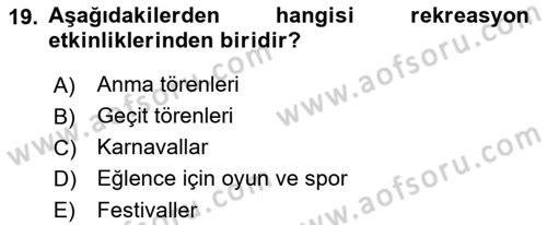 Medya İlişkileri Dersi 2017 - 2018 Yılı (Vize) Ara Sınav Soruları 19. Soru
