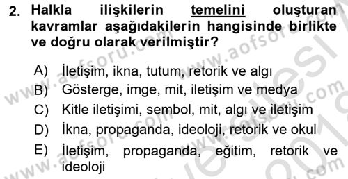 Medyada Dil Kullanımı Dersi 2017 - 2018 Yılı (Vize) Ara Sınav Soruları 2. Soru