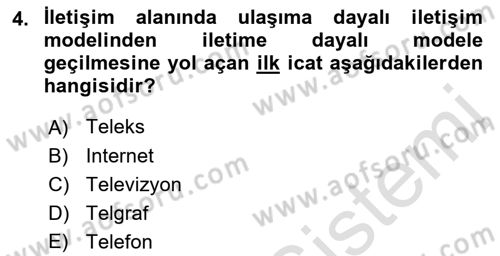 Medyada Dil Kullanımı Dersi 2017 - 2018 Yılı (Vize) Ara Sınav Soruları 4. Soru