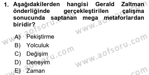 Medyada Dil Kullanımı Dersi 2021 - 2022 Yılı (Vize) Ara Sınav Soruları 1. Soru