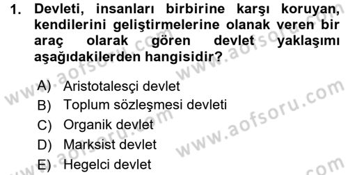Kamu Maliyesi Dersi 2015 - 2016 Yılı (Vize) Ara Sınav Soruları 1. Soru