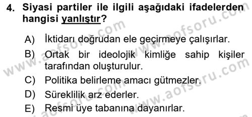 Kamu Maliyesi Dersi 2019 - 2020 Yılı (Final) Dönem Sonu Sınav Soruları 4. Soru