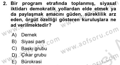 Kamu Maliyesi Dersi 2022 - 2023 Yılı (Final) Dönem Sonu Sınav Soruları 2. Soru