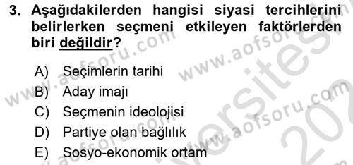 Kamu Maliyesi Dersi 2023 - 2024 Yılı (Final) Dönem Sonu Sınav Soruları 3. Soru