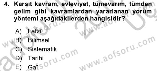 Genel Vergi Hukuku Dersi 2016 - 2017 Yılı 3 Ders Sınav Soruları 4. Soru