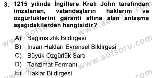 Devlet Bütçesi Dersi 2018 - 2019 Yılı 3 Ders Sınav Soruları 3. Soru