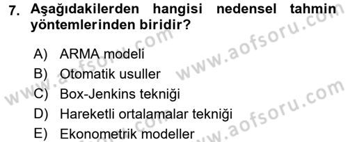 Devlet Bütçesi Dersi 2018 - 2019 Yılı 3 Ders Sınav Soruları 7. Soru
