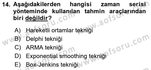 Devlet Bütçesi Dersi 2018 - 2019 Yılı Yaz Okulu Sınav Soruları 14. Soru