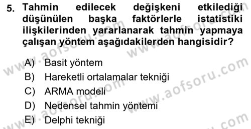 Devlet Bütçesi Dersi 2022 - 2023 Yılı (Final) Dönem Sonu Sınav Soruları 5. Soru