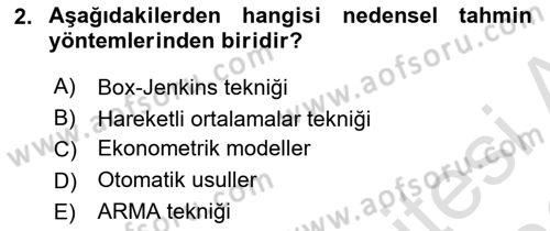 Devlet Bütçesi Dersi 2025 - 2026 Yılı (Final) Dönem Sonu Sınav Soruları 2. Soru