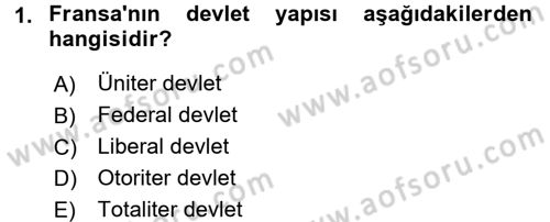 Mahalli İdareler Maliyesi Dersi 2015 - 2016 Yılı (Final) Dönem Sonu Sınav Soruları 1. Soru