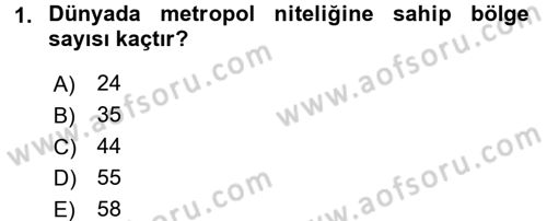 Mahalli İdareler Maliyesi Dersi 2017 - 2018 Yılı (Final) Dönem Sonu Sınav Soruları 1. Soru