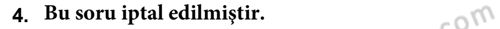 Mahalli İdareler Maliyesi Dersi 2018 - 2019 Yılı (Vize) Ara Sınav Soruları 4. Soru