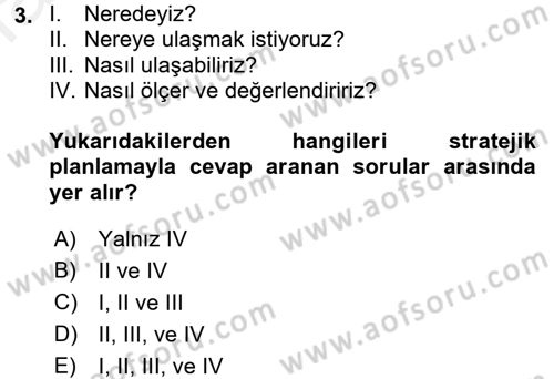 Kamu Mali Yönetimi Dersi 2017 - 2018 Yılı (Final) Dönem Sonu Sınav Soruları 3. Soru