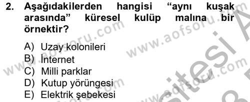 Uluslararası Kamu Maliyesi Dersi 2012 - 2013 Yılı (Final) Dönem Sonu Sınav Soruları 2. Soru