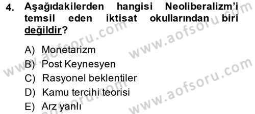 Uluslararası Kamu Maliyesi Dersi 2013 - 2014 Yılı (Vize) Ara Sınav Soruları 4. Soru
