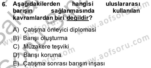Uluslararası Kamu Maliyesi Dersi 2013 - 2014 Yılı (Final) Dönem Sonu Sınav Soruları 6. Soru