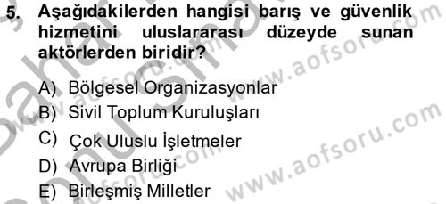 Uluslararası Kamu Maliyesi Dersi 2014 - 2015 Yılı (Final) Dönem Sonu Sınav Soruları 5. Soru