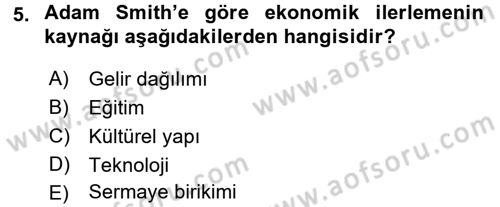 Uluslararası Kamu Maliyesi Dersi 2015 - 2016 Yılı (Vize) Ara Sınavı 5. Soru