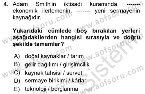 Uluslararası Kamu Maliyesi Dersi 2024 - 2025 Yılı (Vize) Ara Sınav Soruları 4. Soru