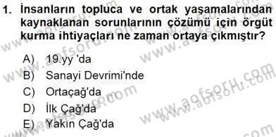 Mahalli İdareler Maliyesi Dersi 2015 - 2016 Yılı (Vize) Ara Sınav Soruları 1. Soru