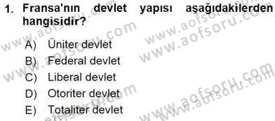 Mahalli İdareler Maliyesi Dersi 2015 - 2016 Yılı (Final) Dönem Sonu Sınav Soruları 1. Soru