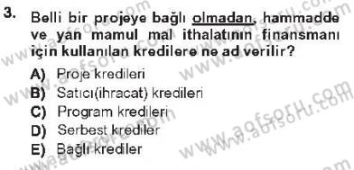 Devlet Borçları Dersi 2012 - 2013 Yılı Tek Ders Sınav Soruları 3. Soru