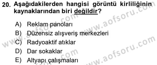 Maliye Politikası Dersi 2015 - 2016 Yılı Tek Ders Sınav Soruları 20. Soru
