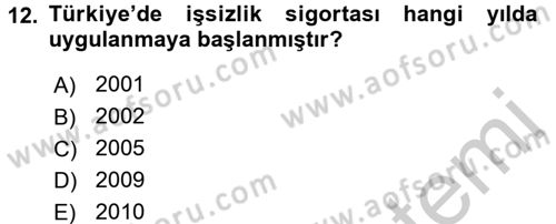 Maliye Politikası Dersi 2016 - 2017 Yılı (Vize) Ara Sınav Soruları 12. Soru