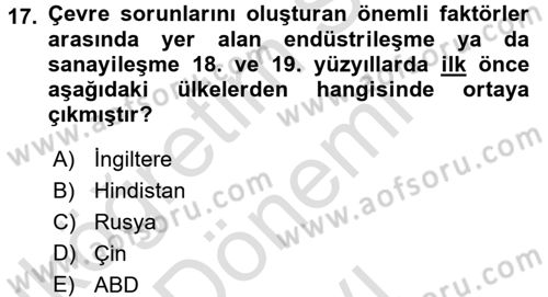 Maliye Politikası Dersi 2016 - 2017 Yılı (Final) Dönem Sonu Sınav Soruları 17. Soru
