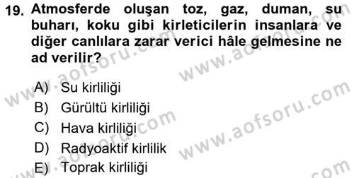 Maliye Politikası Dersi 2017 - 2018 Yılı 3 Ders Sınav Soruları 19. Soru