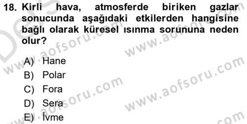 Maliye Politikası Dersi 2018 - 2019 Yılı 3 Ders Sınav Soruları 18. Soru