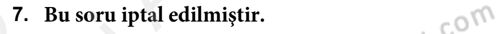 Maliye Politikası Dersi 2018 - 2019 Yılı (Vize) Ara Sınav Soruları 7. Soru