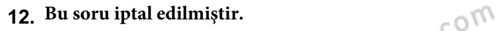 Maliye Politikası Dersi 2021 - 2022 Yılı (Final) Dönem Sonu Sınav Soruları 12. Soru